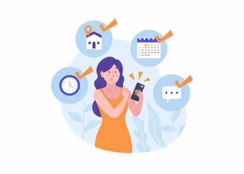 Rappels avant et après par SMS et e-mail